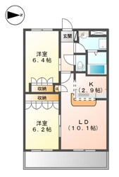 サンシャイン２号館の物件間取画像